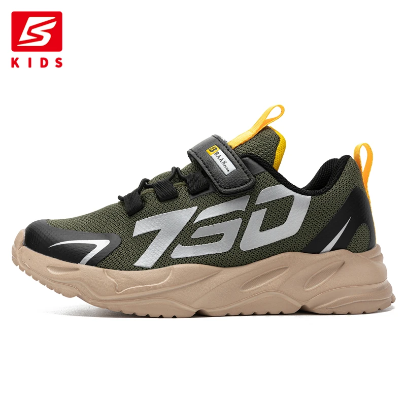 2023 Baasploa Children Running Shoes New Fashion Casual Sneakers Kids Mesh Breathable Lightweight Sport Shoes for Boys Girls