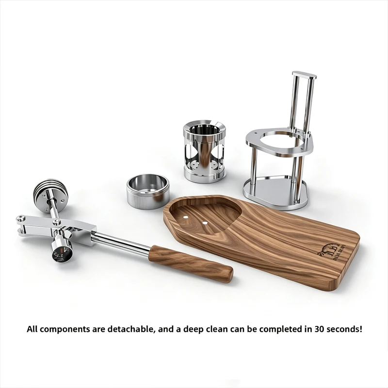 ALMKOPi Hand Press Italian Adjustable Pressure Coffee Machine Small Mini Portable Home Outdoor Camping Espresso Machine
