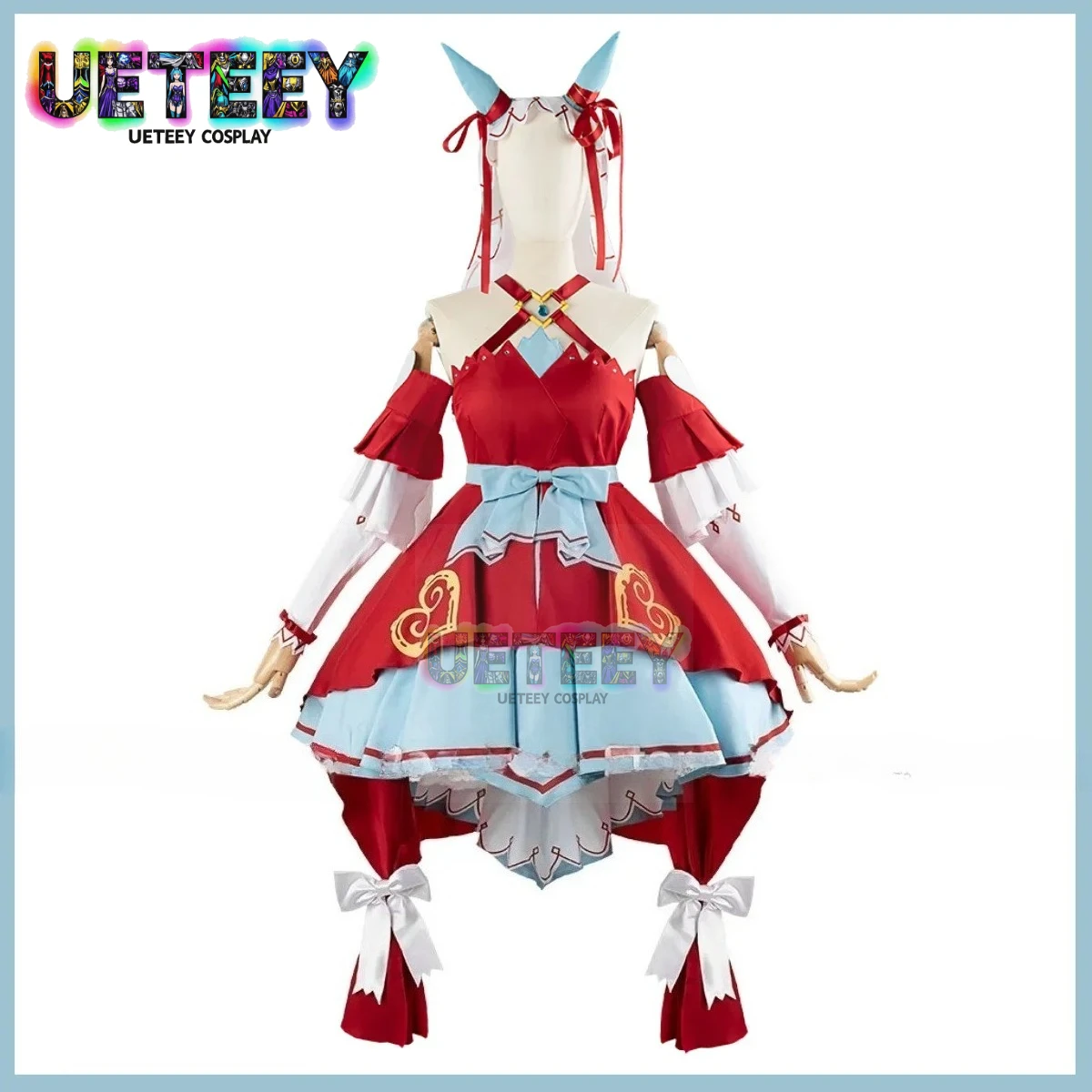 UETEEY COS Аниме-игра Umamusume: Pretty Derby Still In Love Косплей Костюм Парик Красное платье принцессы Лолита Женщина Сексуальный милый костюм UETEEY COS Аниме-игра Umamusume: Pretty Derby Still In Love Косплей Костюм Парик Красное платье принцессы Лолита Женщина Сексуальный милый костюм