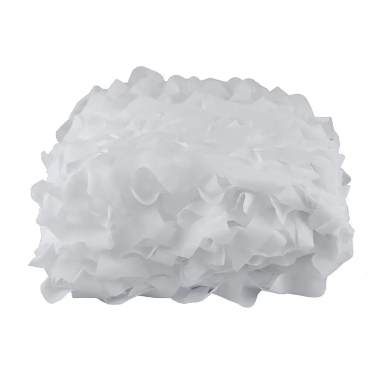 ตาข่ายพรางสีขาว 1.5M x 2 3 4 5 7 8 10M Camo สุทธิหิมะตกแต่งสวนล่าสัตว์ Pavilion โปร่งแสง Shade เต็นท์รั้ว