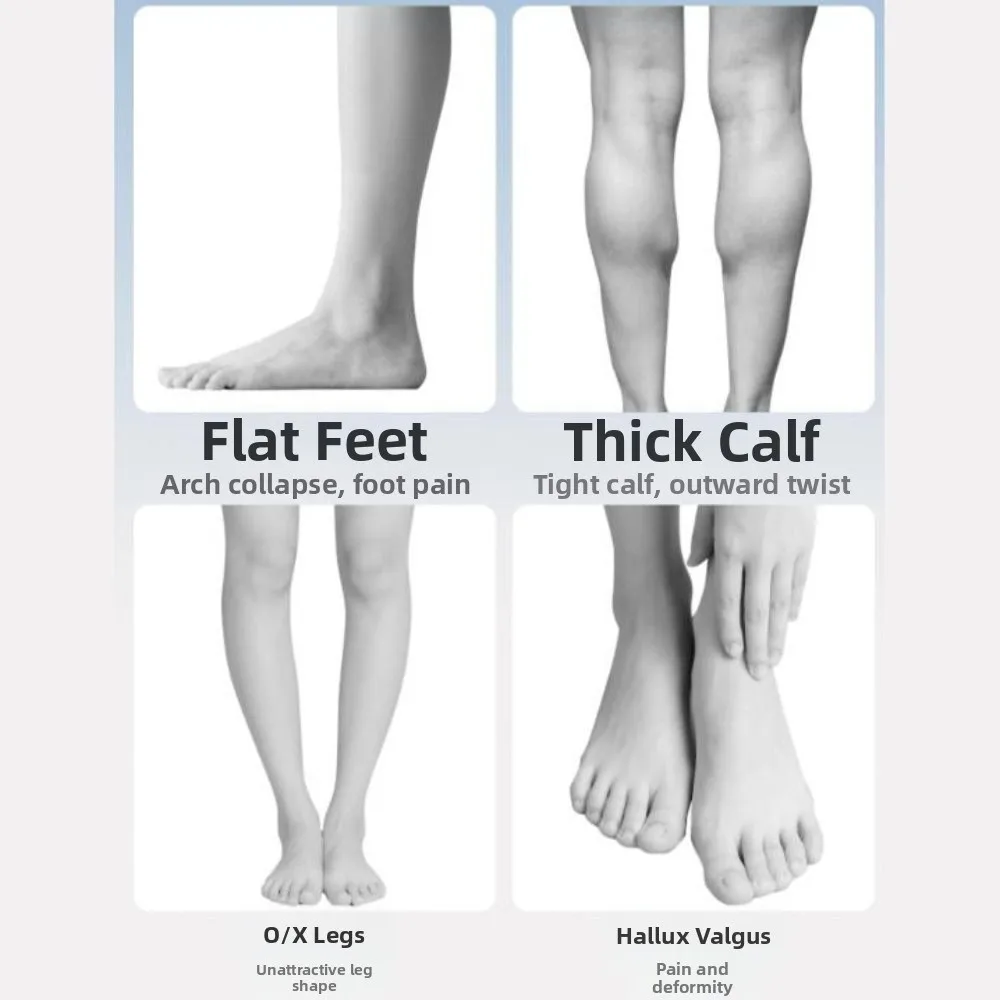 

2Pcs Anti-slip Arch Foot Trainer Thin Leg Improvement Bone Corrective Thumb Valgus Corrector Elastic Wear-resistant