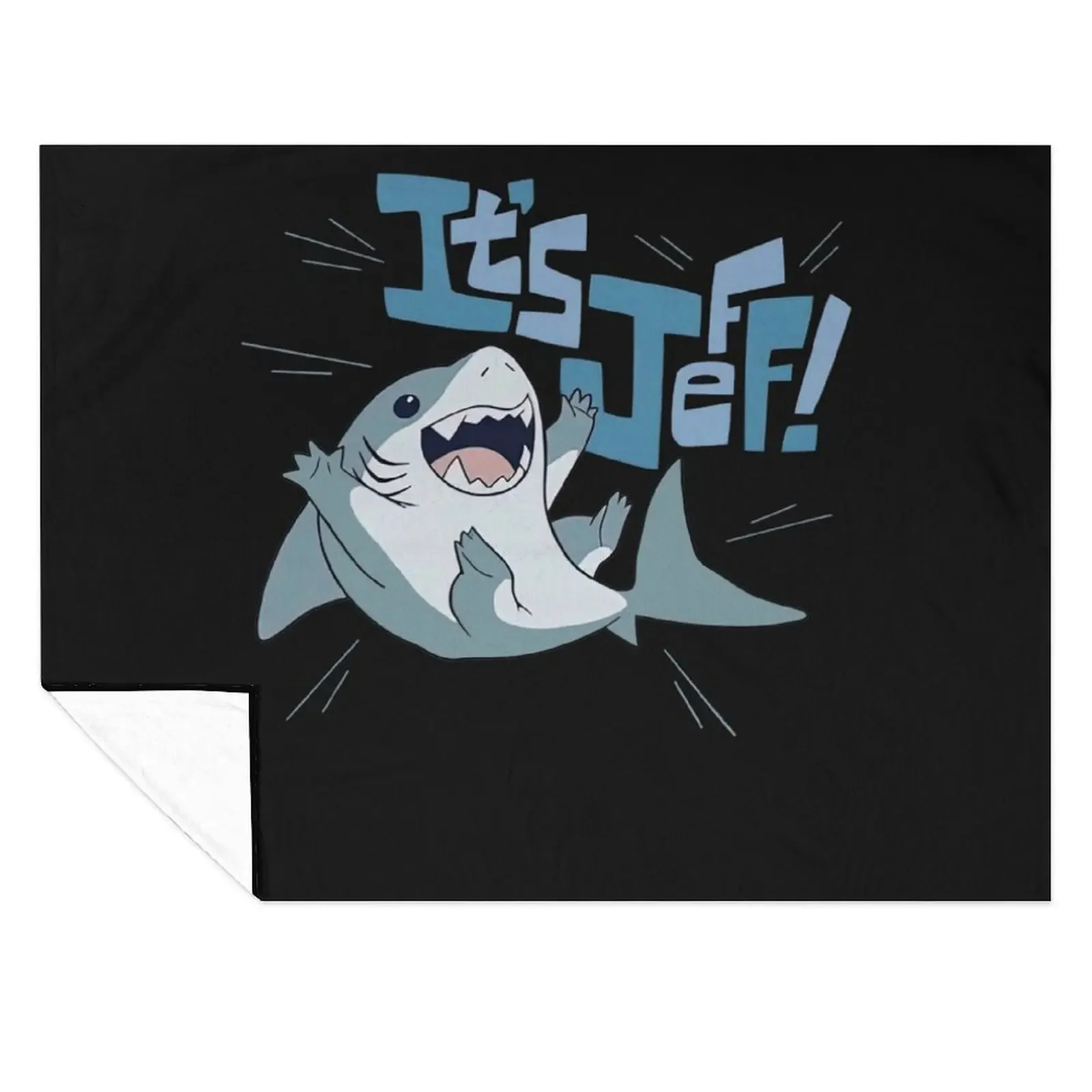 

Itas Jeff The Landshark Throw Blanket Furry Extra Large Throw Decorative Throw Bed Blankets