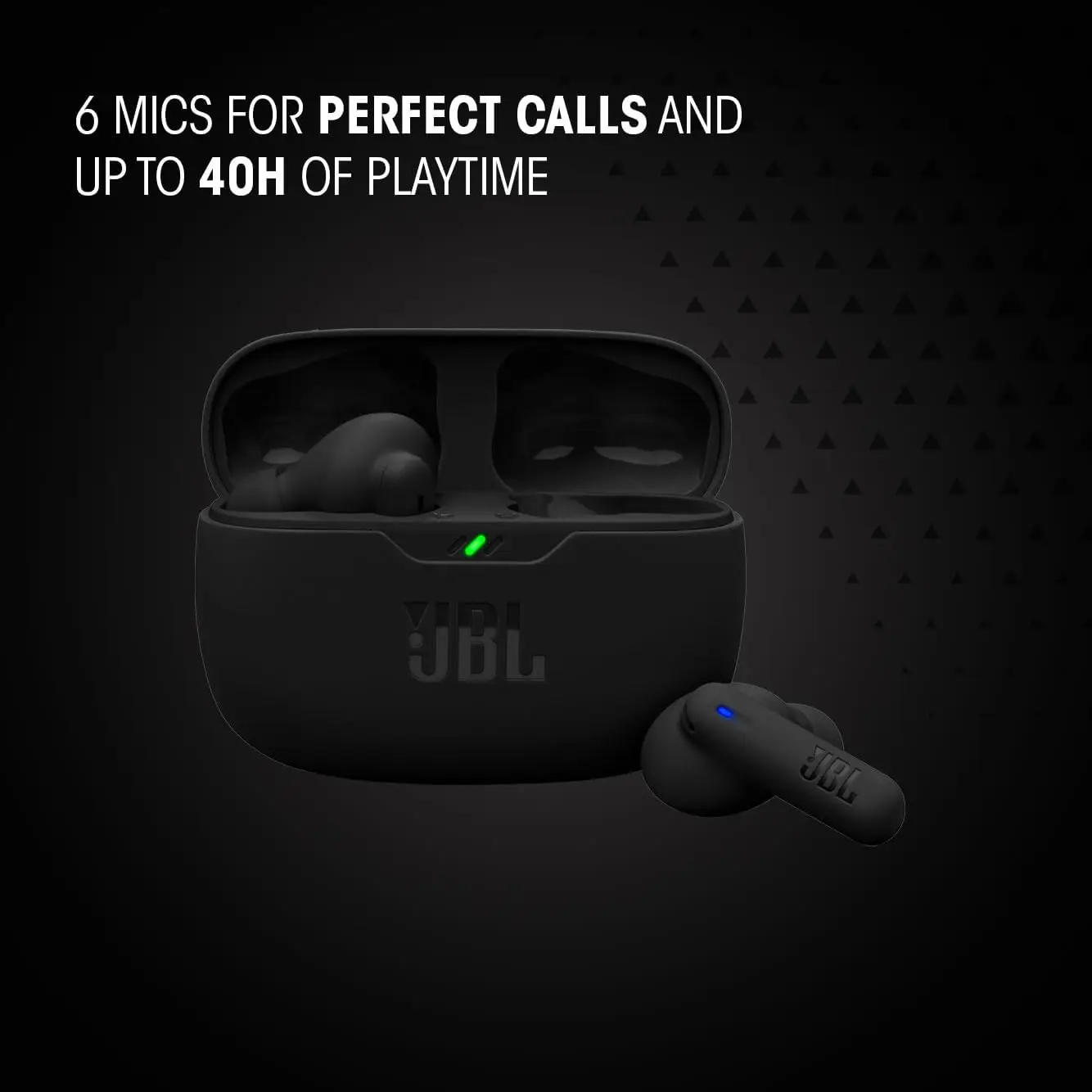 JBL WAVE BEAM 2 سماعة لاسلكية تعمل بالبلوتوث سماعة شبه داخل الأذن للحد من الضوضاء سماعات رياضية مقاومة للماء ملحقات الصوت المحمولة