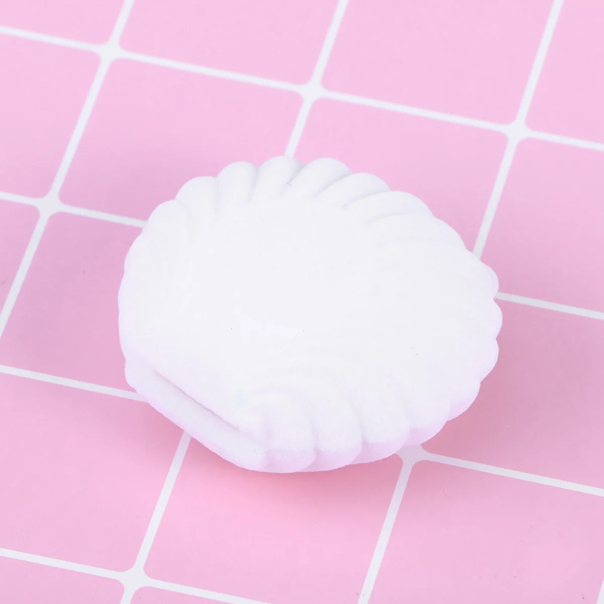 

Органайзер для ювелирных изделий в форме ракушки, небесно-голубой, милая коробка для свадебных обручальных колец, ожерелье, серьги, браслет, витрина