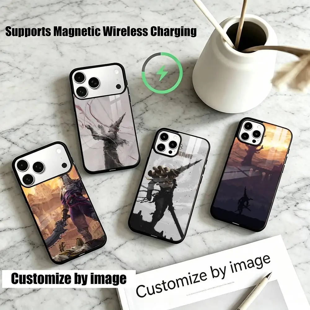 

B-Blasphemous Game The PPenitent One PhoneCase For iPhone17,16,15,14,13,12Plus,Pro Compatible with magnetic wireless charging