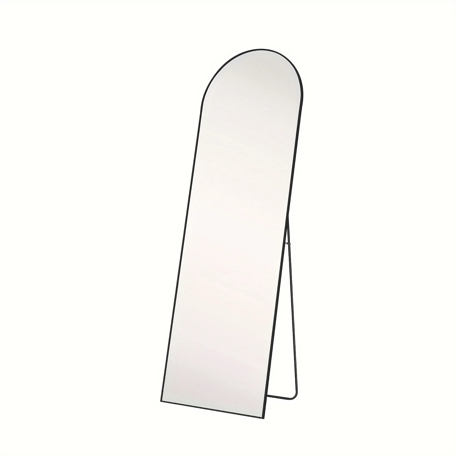 

1pc 64"x21" Full Length Mirror, Floor Standing Hanging Or Leaning Against Wall, Wall Mirror With Stand