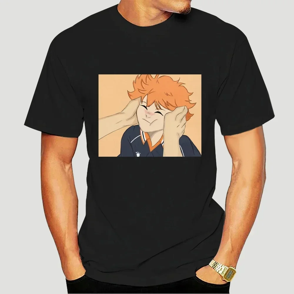 Cool Male Volleyball Anime Haikyuu T-Shirts Short Sleeves  Cotton Tshirt Printed Squishy Hinata Tee Shirts Clothes Gift 3076X