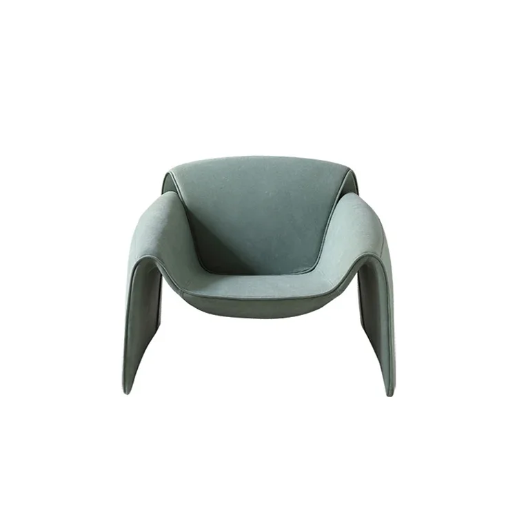 Moderner einfacher Einzelsofastuhl, italienischer kreativer Freizeitstuhl, Wohnzimmermöbel, Krabbenstuhl