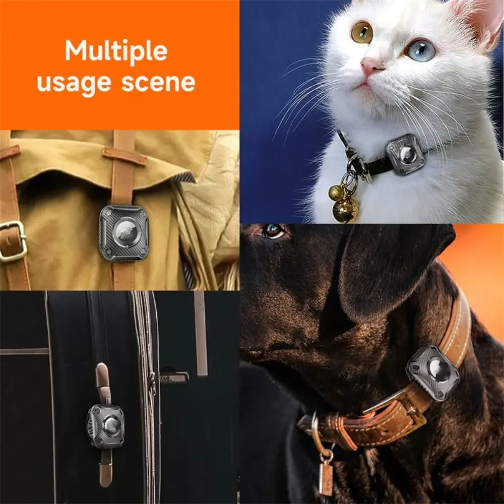 Case voor Apple Air Tag Anti-verloren halsbandhouder Lichtgewicht draagbare huisdiertrackerhoes voor AirTag beschermende schaalaccessoire
