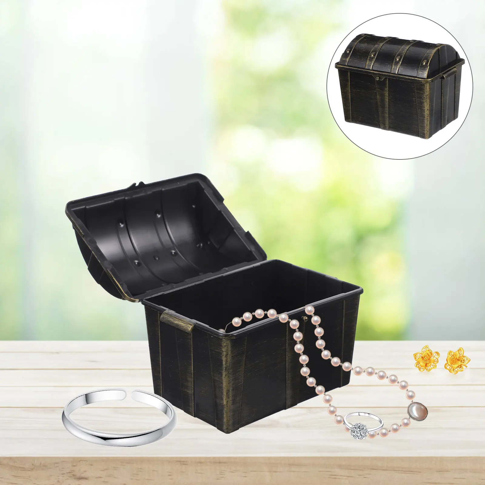 

Pirate Treasure Mini Plastic Party Decorations s Jewelry Box Gift Box Gifts Birthday Pirate Decorations Party Supplies
