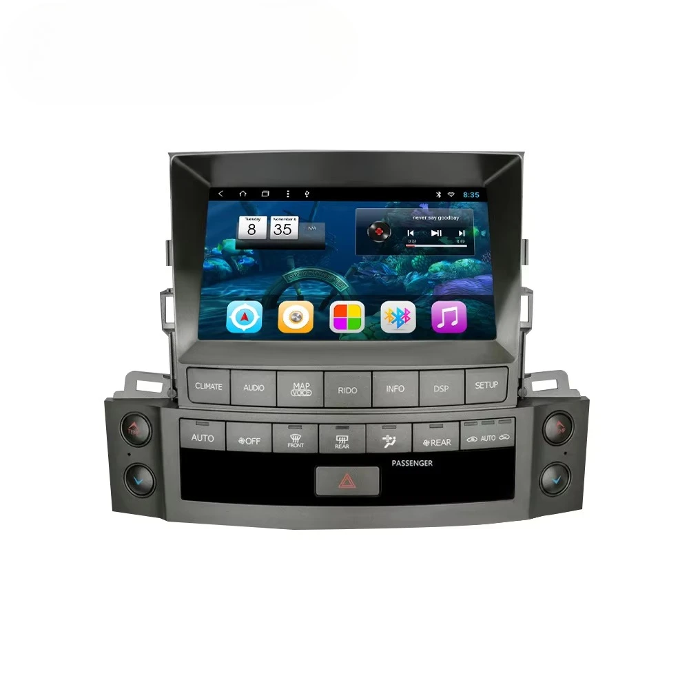 Factory Price 1 Din Car Audio Auto 9inch Wifi Car Media Player Touch Screen for LX570 2008 - 2015 Big Screen Car Radio