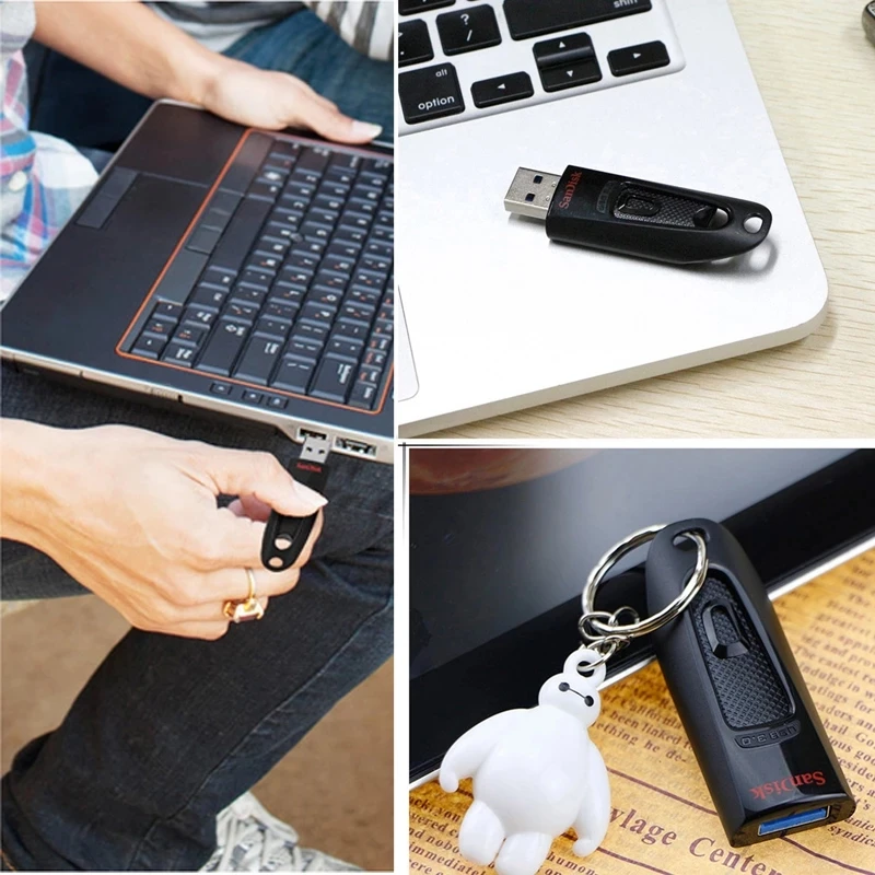 SanDisk Pendrive 64GB USB 3.0 Flash Drive 16GB 32GB 128GB 256GB usb3.0 mini Pen Drives read Speed up to 130MB/s USB Stick CZ48