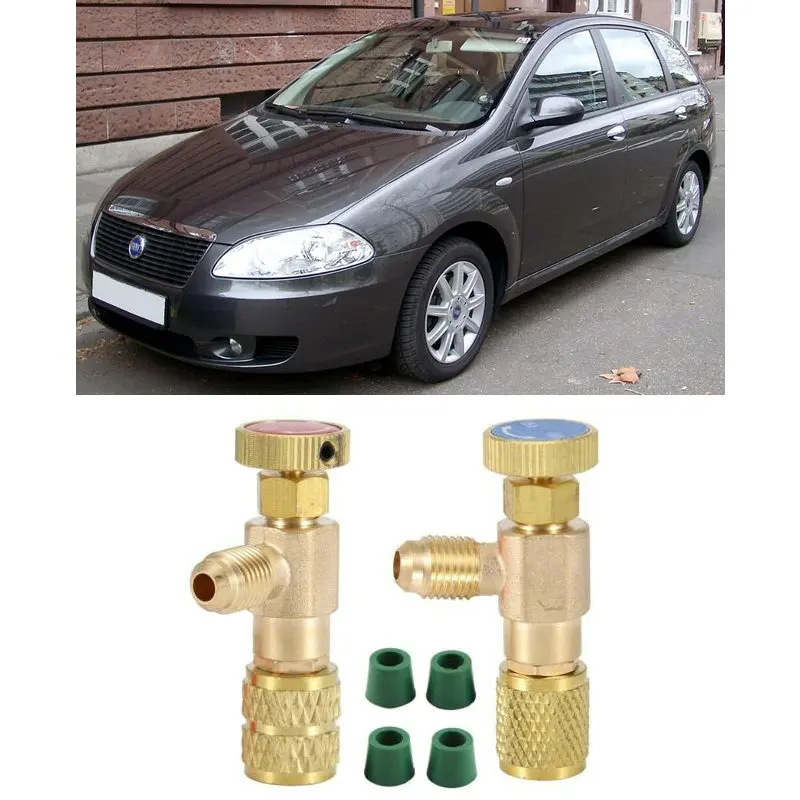 Car Accessories r22 r410 Car refrigerant relief valve For Fiat Croma fiorino freemont  Sedici Stilo Argo  Mobi Toro Aegea DUCATO