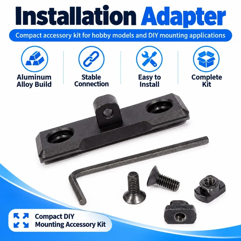 Lightweight Aluminum Installation Adapter, Outdoor Hobby Model Connection Kits