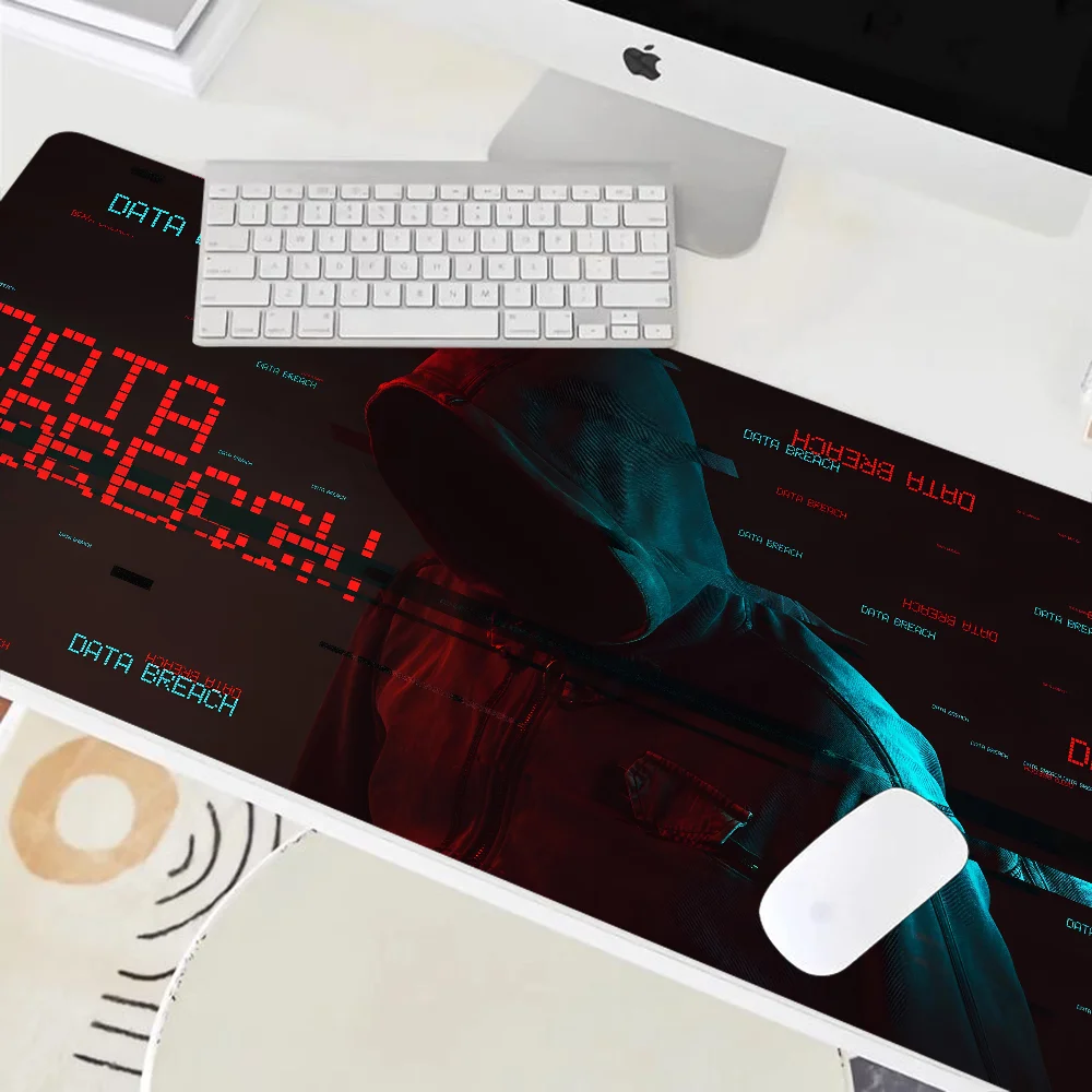 Hacker Virus Mousepad Large Keyboard Desk Mat Gaming Mouse Pad LockEdge Non-slip Mat