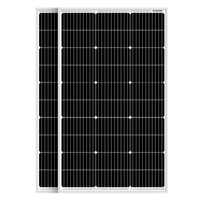 DOKIO 18V 100W 200W Rigid Solar Panel China Monocrystalline Waterproof Solar Panel Charging 12V #DSP-100MX2 Camping/Home/RV