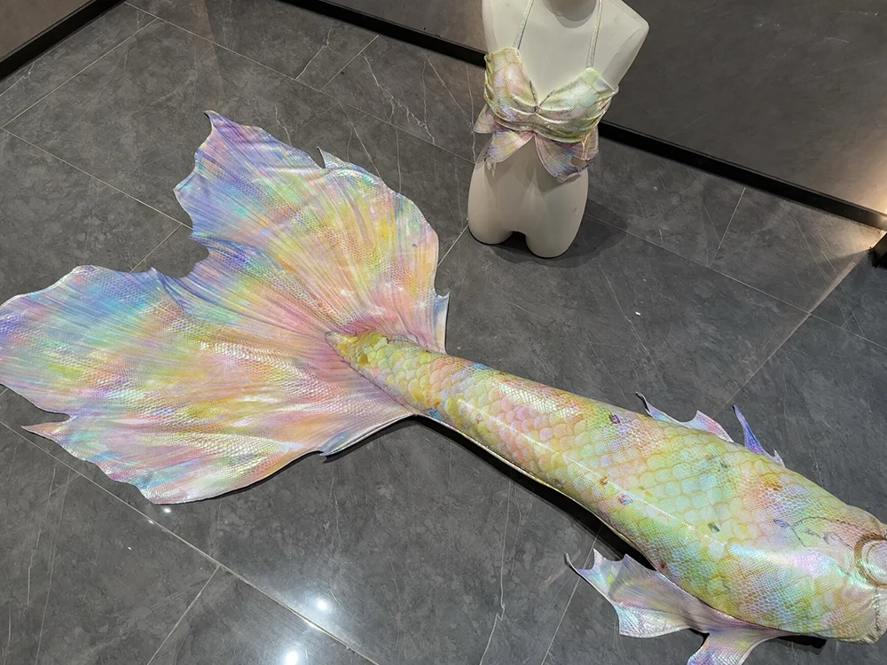 Hot Stamping Mermaid Tail, Fish Tail, Fish Skin, Tailor-Made For Aquarium Photography, Performance Costumes, Beach Photography