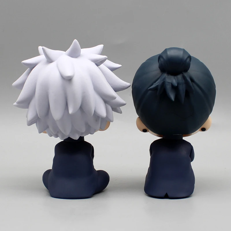 10cm Anime Satoru Gojo Action Figure Geto Suguru Jujutsu Kaisen Q-version Figures Dolls PVC Model Collection Figure Toys Gift