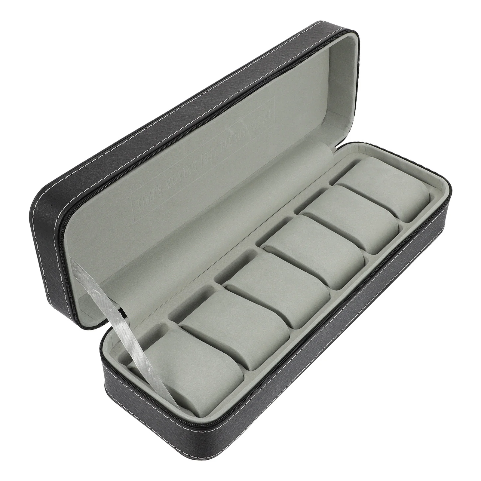 

1Pcs Watch Protective Case PU 6-Slots Storage Organizer Cushion Jewelry Box Display Storage Organizer Watch Protective Case