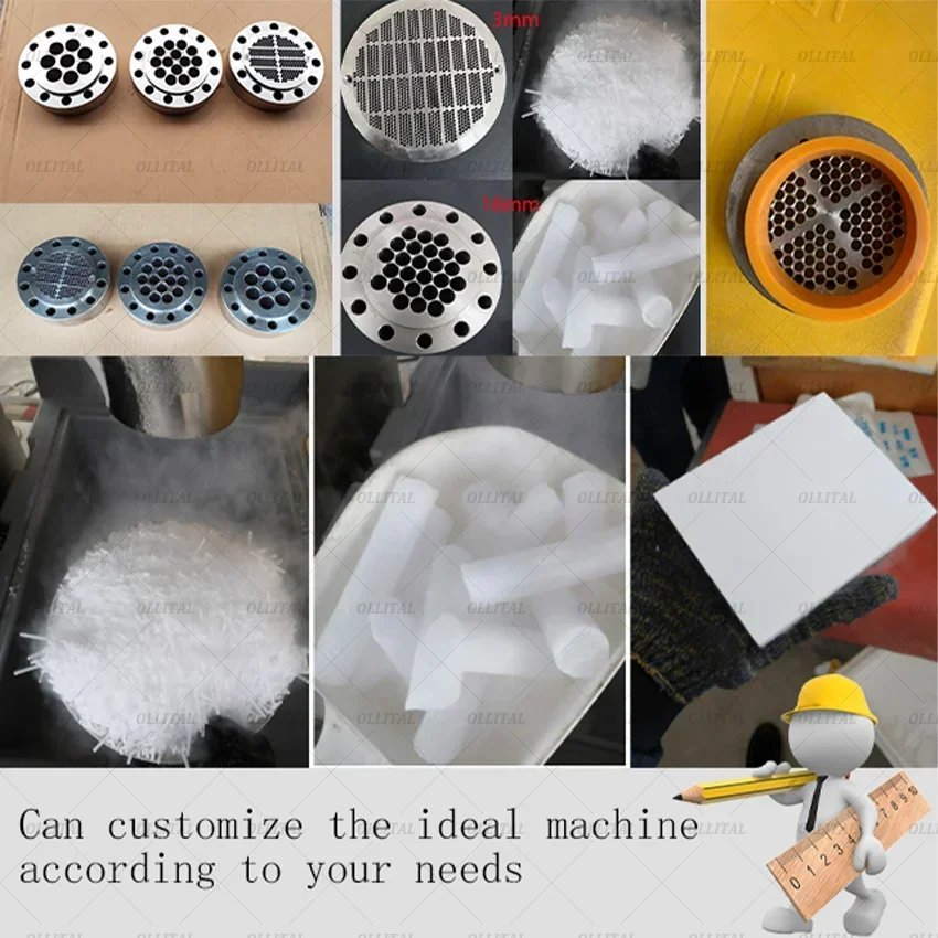 OLLITAL 100KG/H Dry Ice Production Machine Dry Ice Pellet Making Machine Dry Ice Granular Machine