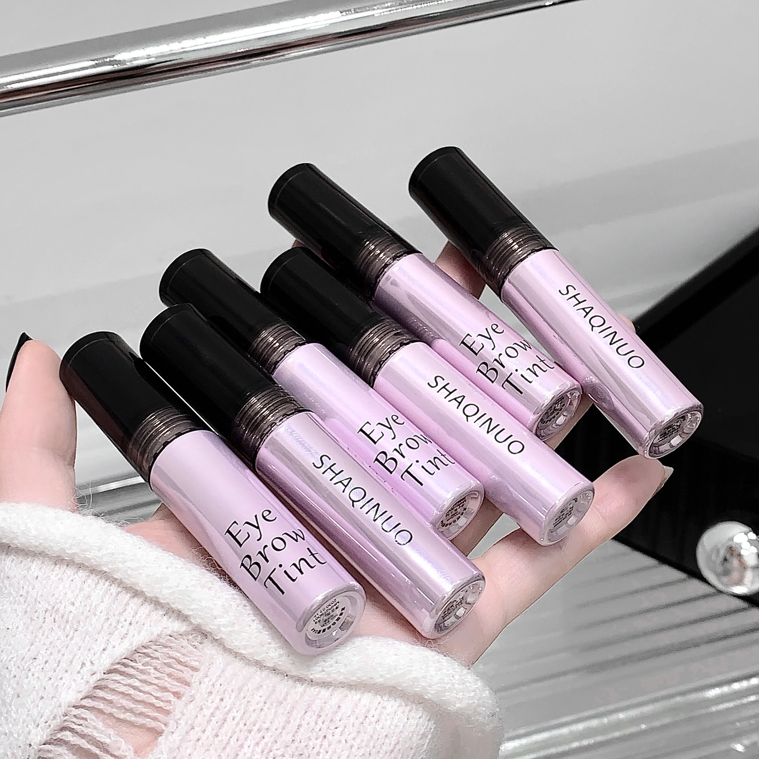 SHAQINUO Velvet Mist Eyebrow Dye Cream Quick-drying Waterproof Natural Non-smudge Easy-to-color Eyebrow Tint For Beginner