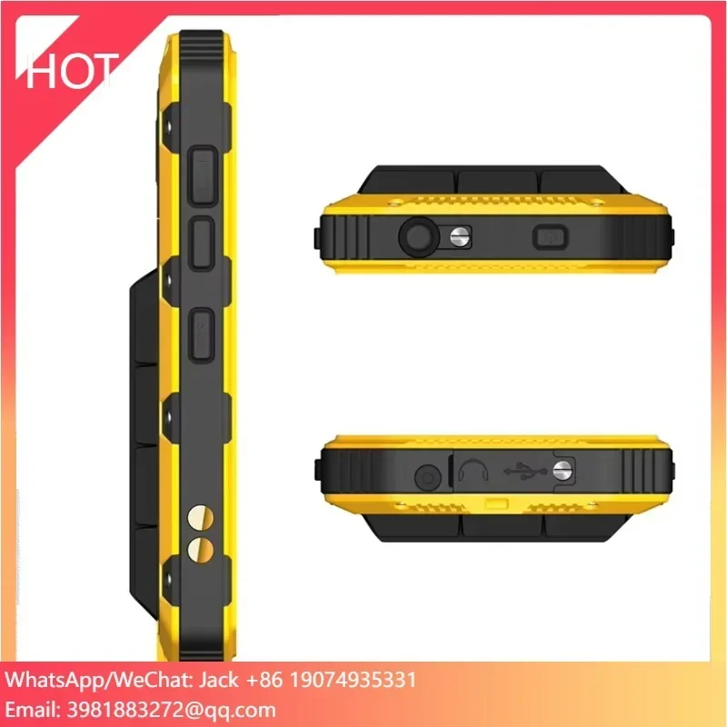 Real Time Guard Patrol Reader With Android Guard Tour System 4G Robuste Android MT6757 4G + 64G Talkie Walkie Smartphone