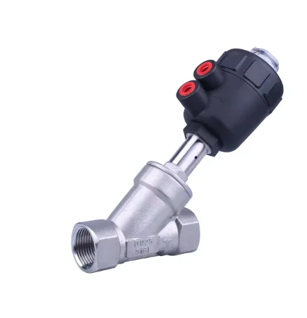 20 DN25 plastic head angle seat valves, including transportation costs