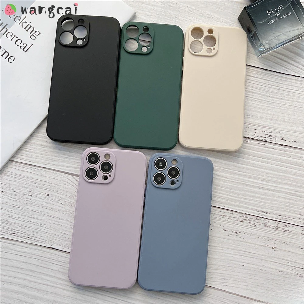 For Samsung Galaxy A31 A21S A21 A11 A20S A10S A30 A20 A10 M30S M21 S10 Note 10 Lite 2020 A91 Silicone Straight Edge Phone Cover