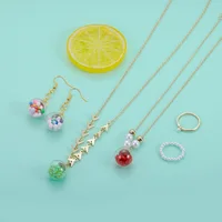 10Pcs Charms Star Sequins Transparent Glass Ball 16mm Pendants Crafts Making Findings Handmade Jewelry DIY for Earrings Necklace 5