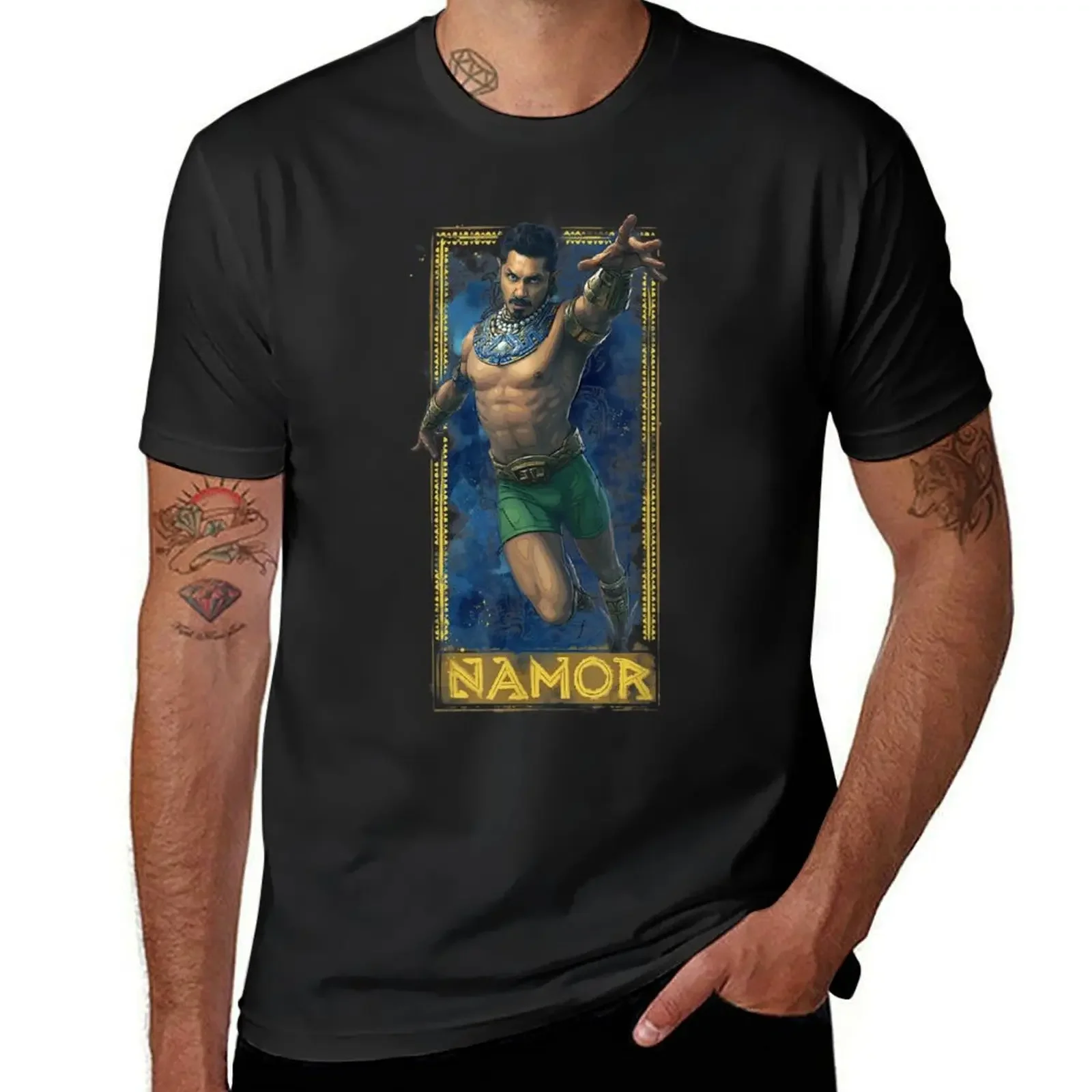 Wakanda Forever Namor Reach T-Shirt essential t shirt custom t shirt vintage graphic tee workout shirts for men