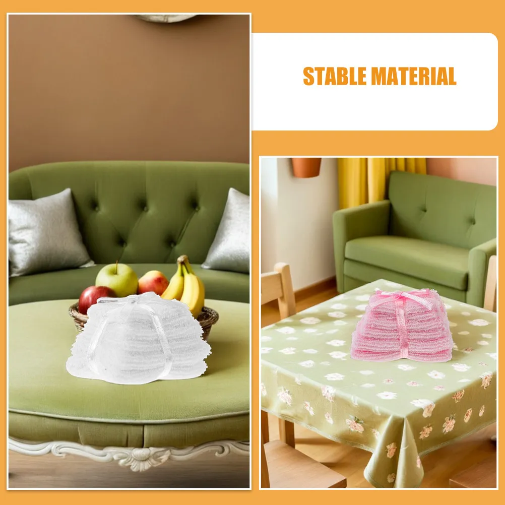 2Pcs Miniature Dollhouse Bathroom Towels Set Compact Fabric Hand Towels for Miniature Bath Accessories Dollhouse Towel Set view 6