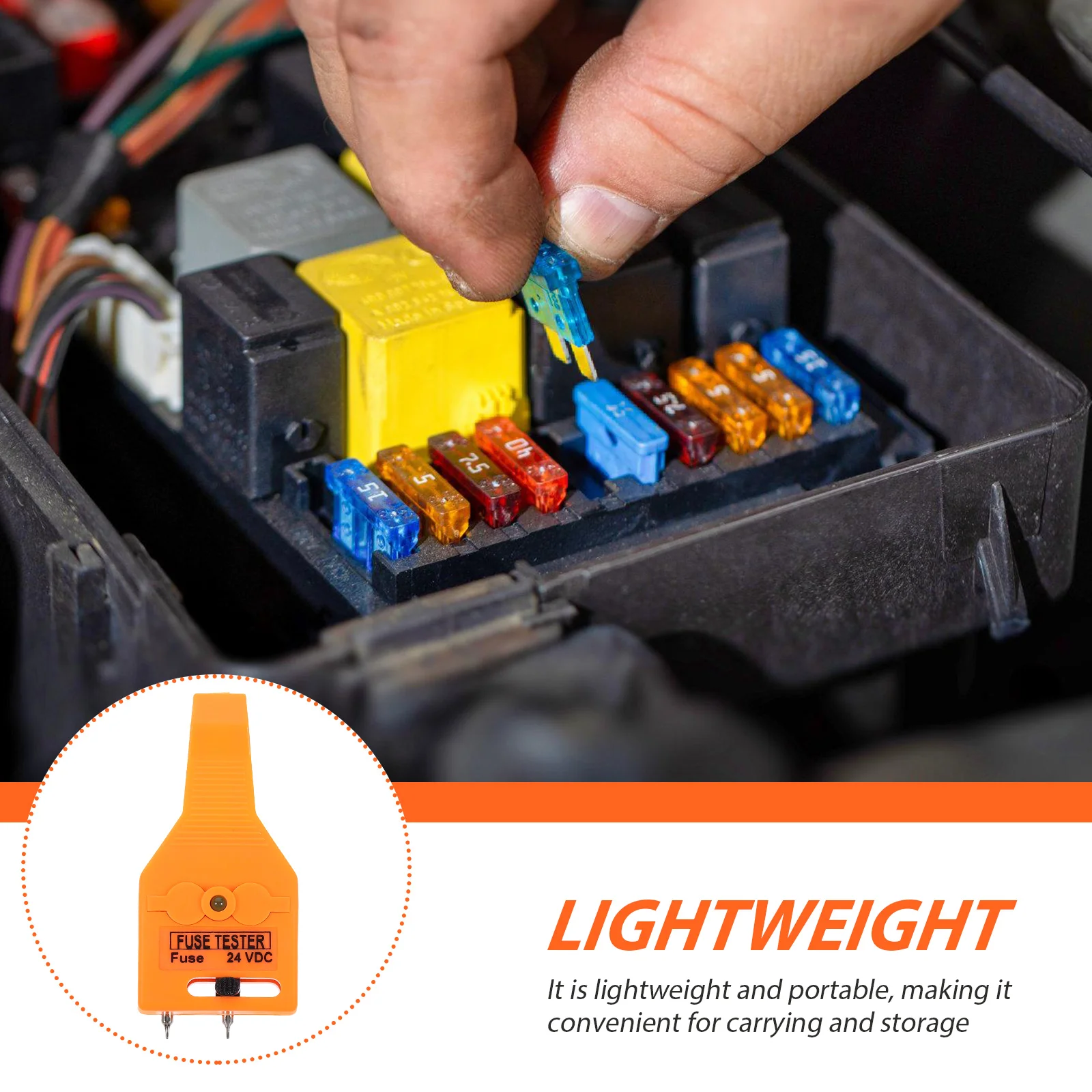 

Universal Car Box Blown Tester Automotive Indicator Light Checker Tool Detecting Tool Atc Glass Tube