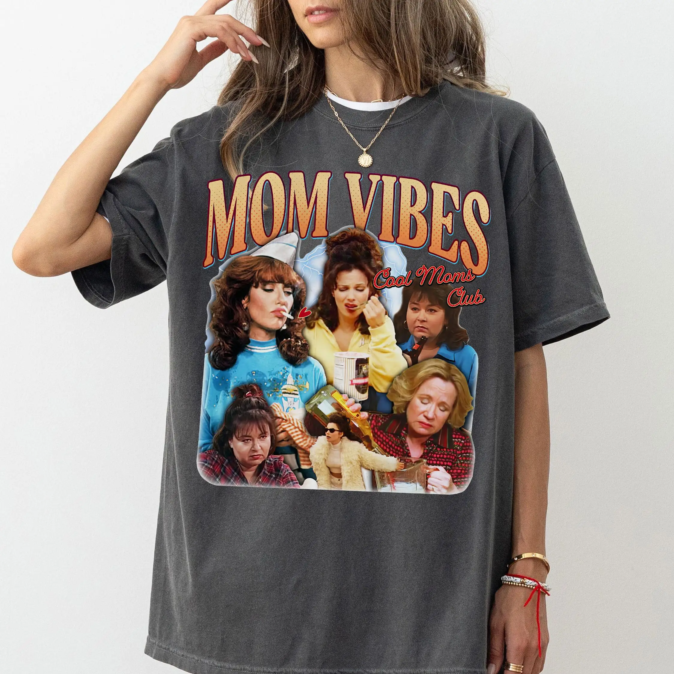 90’S Mom Vibes Comfort Colors Shirt, Funny Mom Shirts, Cool Moms Club T Shirt, Funny Mom Life Tee, Mother's Day Gift