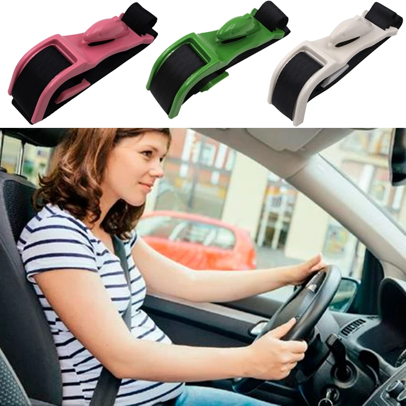 

Pink Pregnancy Seat-Belt Adjuster – Bump-Friendly Comfort & Safety Clip for Expectant Moms, Universal Car Harness Positioner