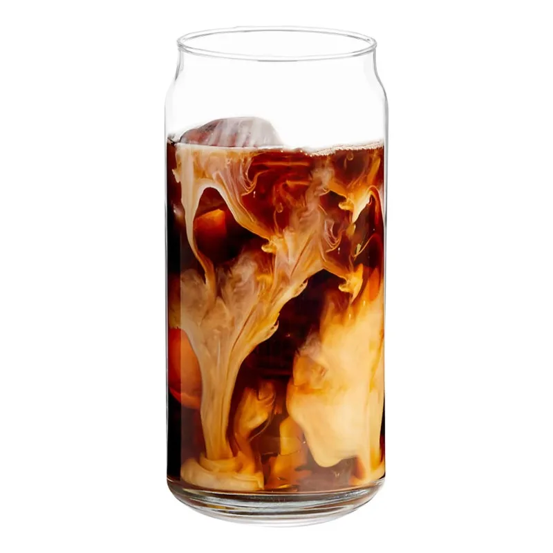 Mainstays-vaso transparente de 20 onzas, vaso para beber con forma de lata