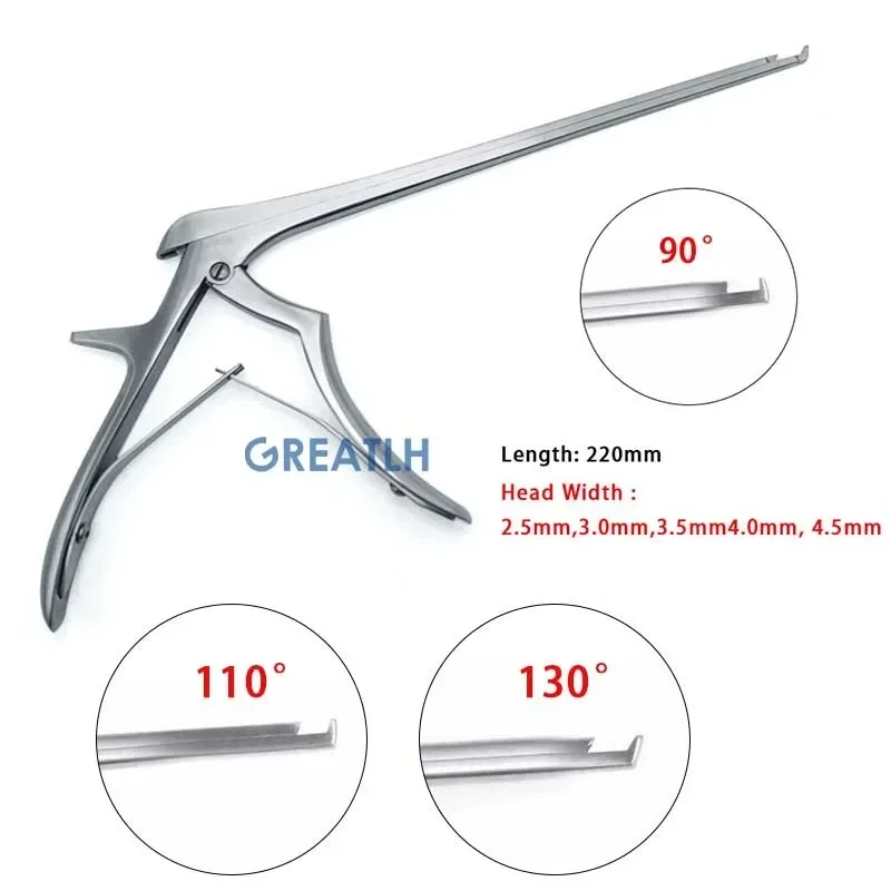 1pcs Stainless Steel Kerrison Rongeur Forceps 220mm Orthopedic Veterinary Instrument pet