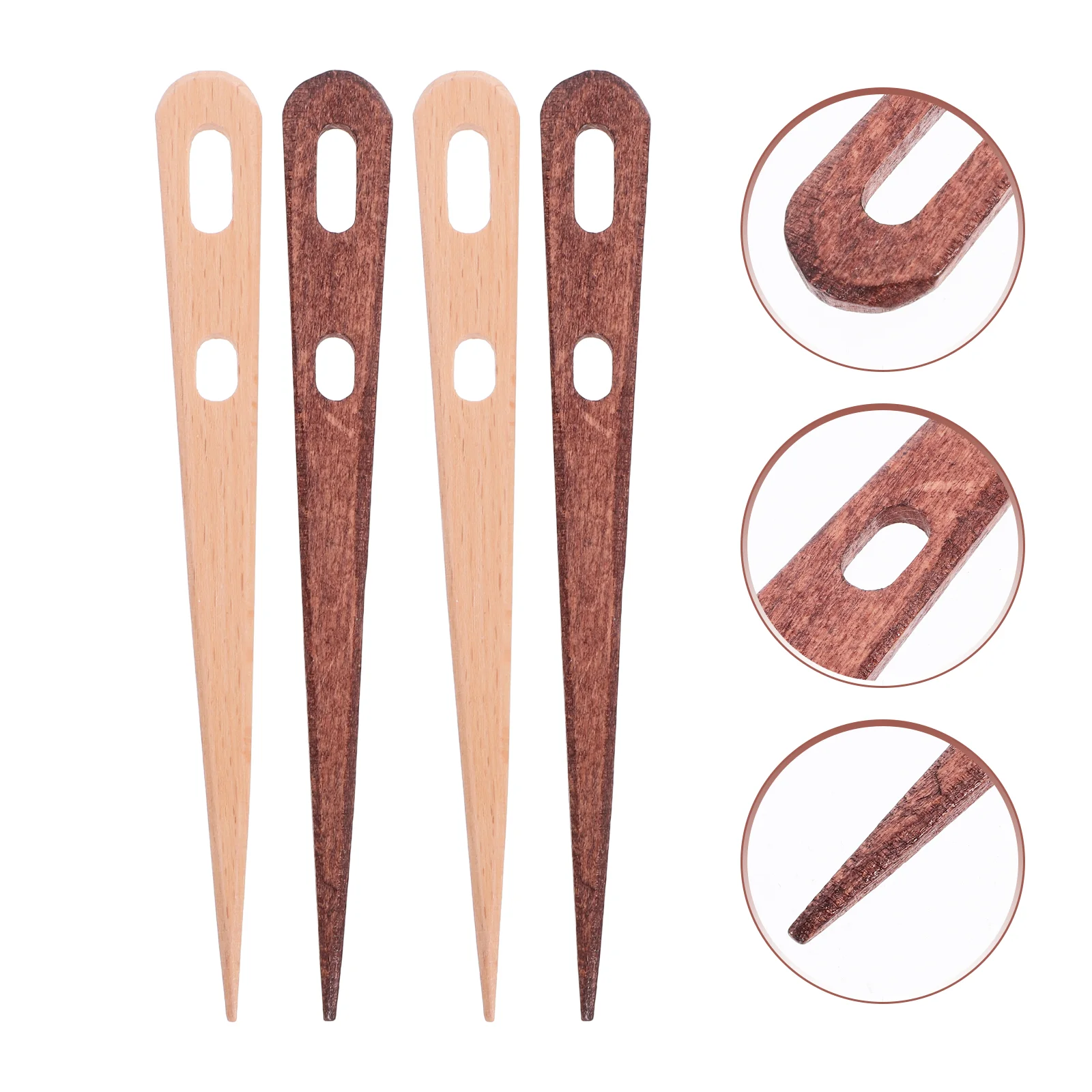 4 Buah Jarum Rajut Permadani Kait Rajut Rambut Alat Rajutan Bus Antar-jemput