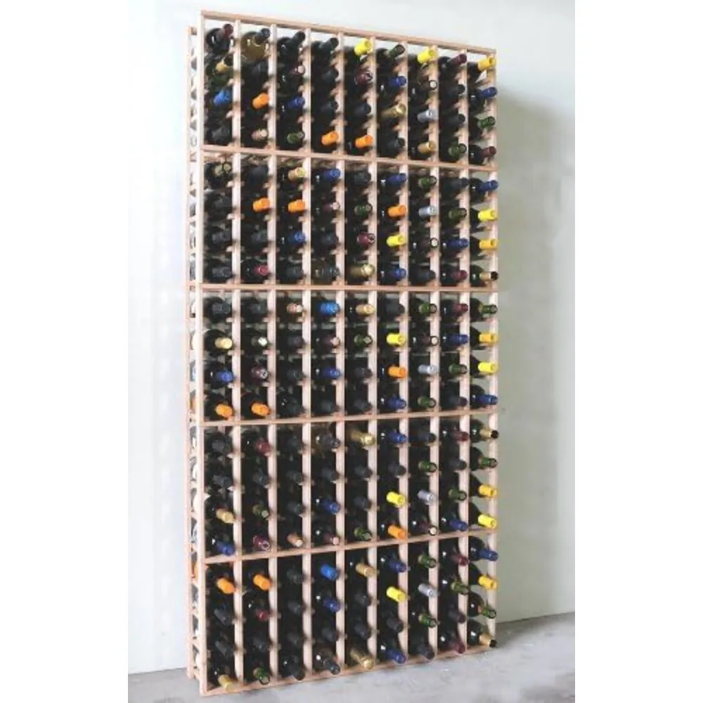 Wine Storage Rack Designer Collections 180-Bottle 9-Column 20-Row