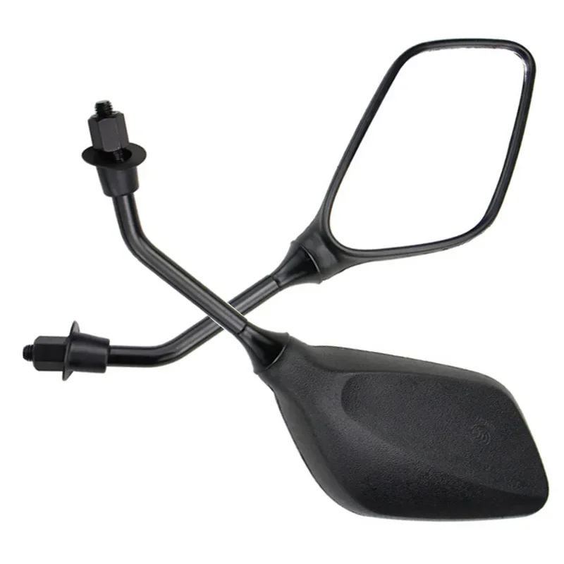 

Pair Motorcycle Scooter Rear View Mirrors Black 8mm Rigth Thread for GY6 50cc 125cc 150cc Chinese ATV QUAD Moped Scooter Parts
