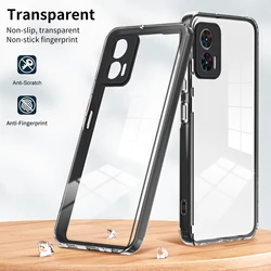 3 IN 1 Frame Clear Case for Motorola Edge 30 Neo Camera Silicone Protection Hard Phone Cover MotorolaEdge30Neo XT2245-1 Coque