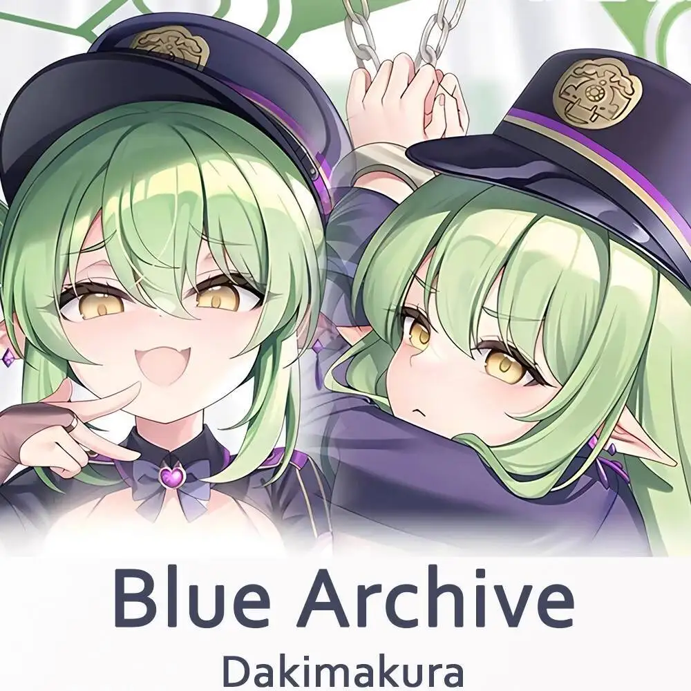 

Синий архив Tachibana Hikari Dakimakura 2WAY петля чехол для тела аниме наволочка