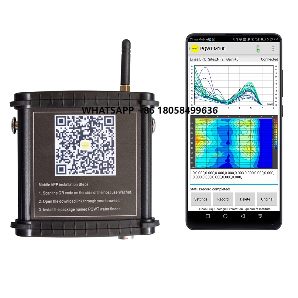 

Factory Direct Sales PQWT Groundwater Finder Detector Water Detector for Well Underground Water Locator