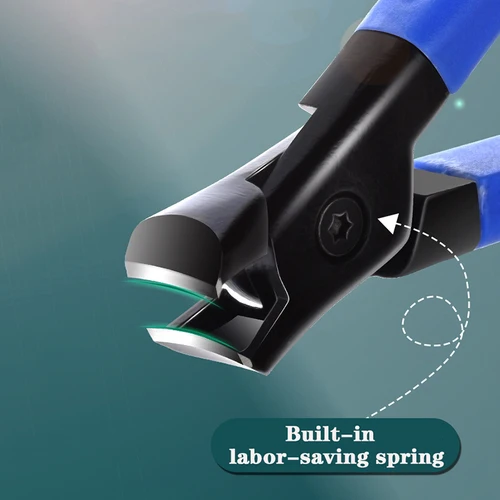 Imagen 2 del producto Cortauñas especial duro y grueso con gran apertura de 7MM, cortaúñas individuales antisalpicaduras de acero inoxidable para el hogar, herramientas de manicura