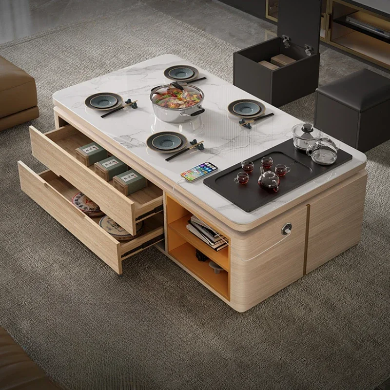 

Dining Luxury Coffee Tables Living Room Wood Floor Coffee Table Design Couchtisch Villa Children Couchtisch Trendy Furniture