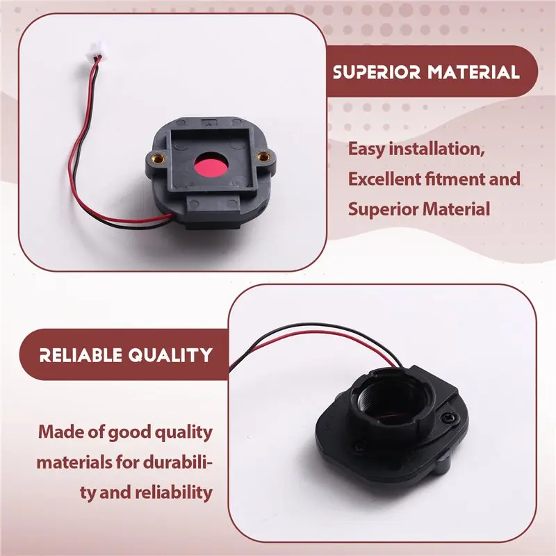 10Pcs IR CUT Filter IR-CUT Switch IRCUT Double Lens Holder For M12x0.5 Mount For IP Camera