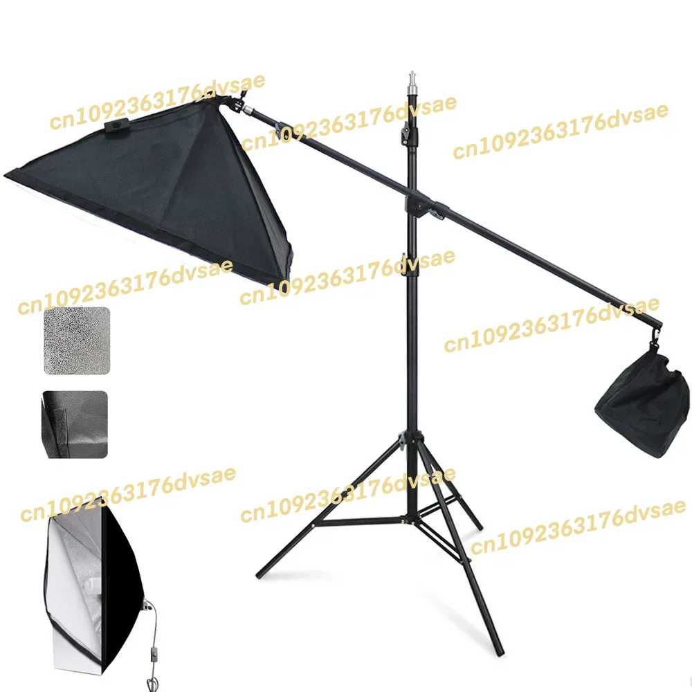 

2025 Professional Studio Photography Lighting Led Softbox Kit Led Lamp Holder Light Stand kit photograph studio Portable Soft Bo
