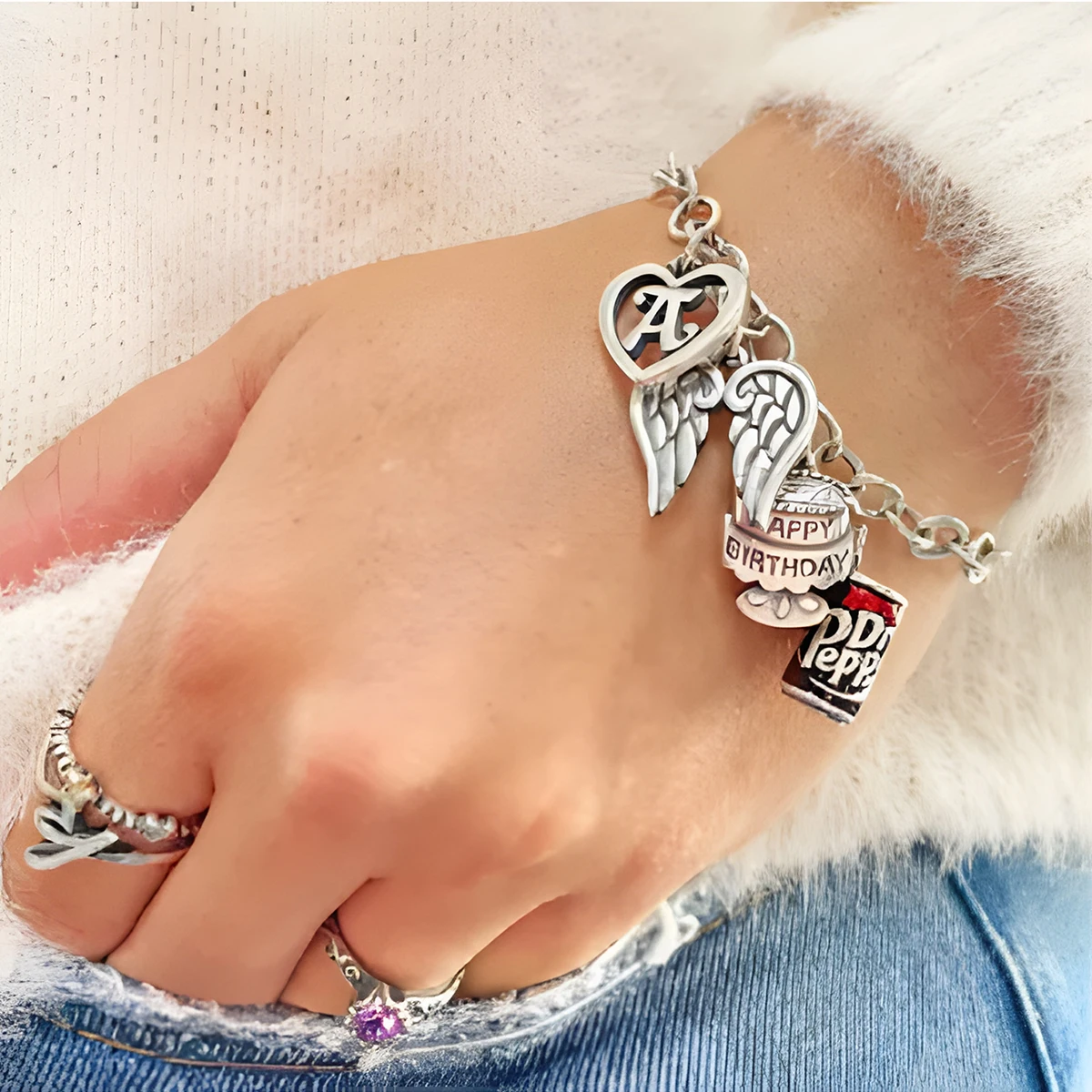 1 قطعة قلادة متقاطعة من الفضة الإسترليني S925 ، قلادة ذاتية الصنع ، قلادة ذاتية الصنع على الطراز الفريد والرجعي ، لتزيين اليومية والحفلات والولائم #4