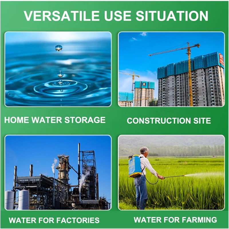 Water Storage Tank for Camping, Plastic Water Containers with Spigot for Emergency Water Storage Household Outdoor Camping