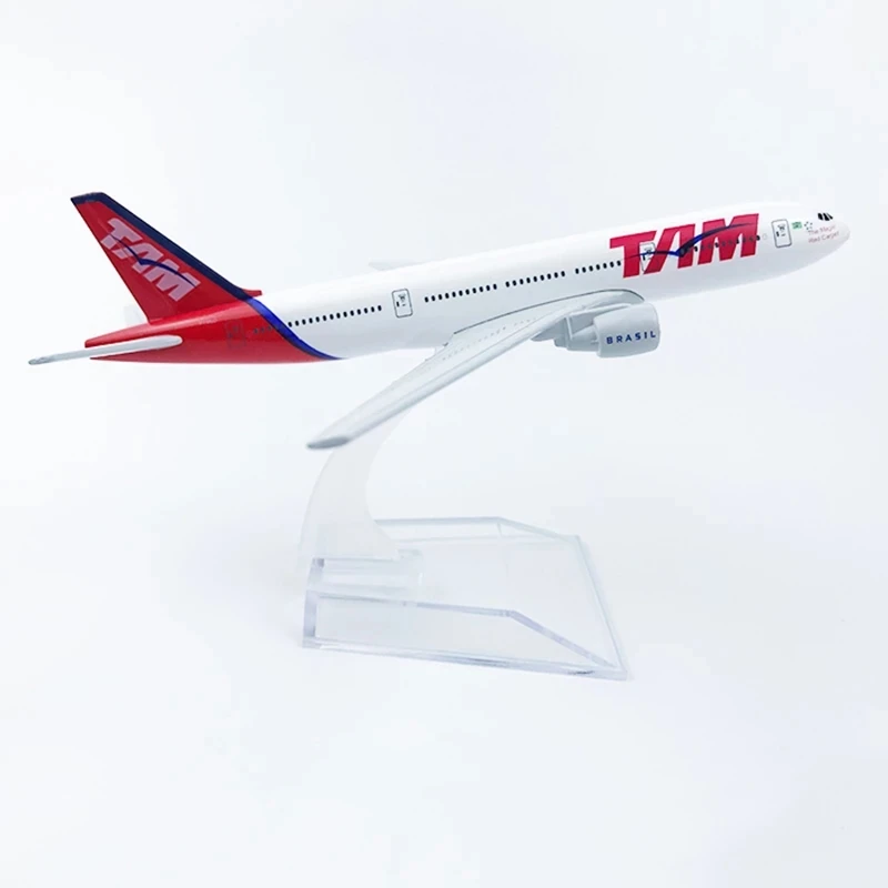 Affichage 16CM B-777 B777 brésil TAM AirLines alliage passager avion jouets modèle avion Collection Boutique décoration cadeau