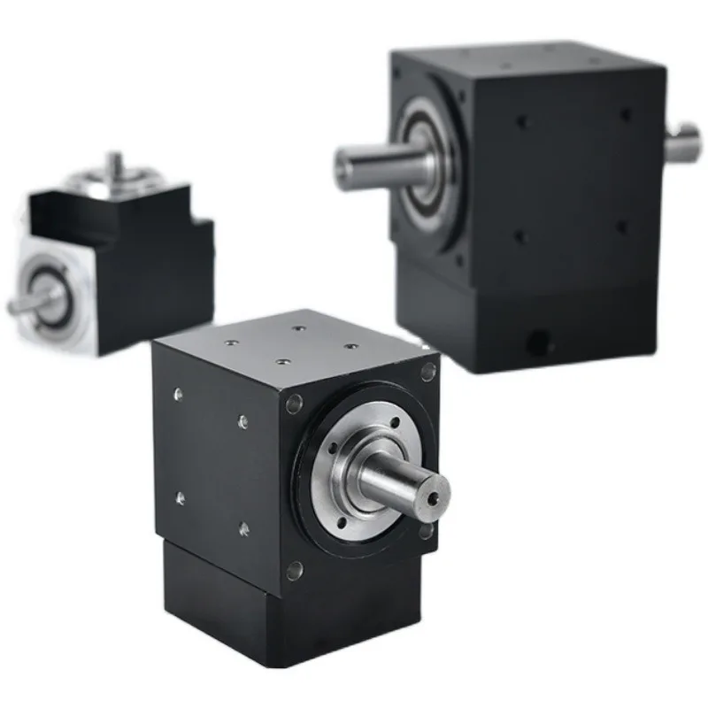 Right angle commutator planetary gear reducer with 400W750W servo motor, commutator, steering gear